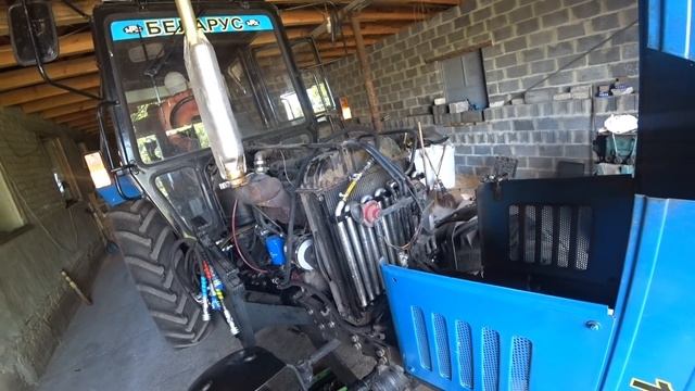 Установка масляного радиатора на МТЗ-1025 / Пропало давление двигатель д-245 смотреть онлайн