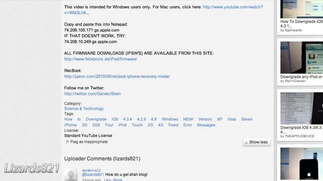 How to Fix Error 3194, 1602/04, 1013/15 When Downgrading From iOS 6.0 (Windows) смотреть онлайн