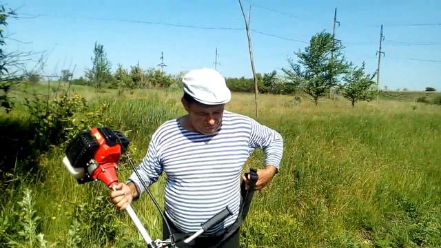 испытание насадки-культиватора на бензокосу смотреть онлайн