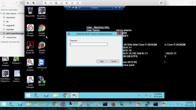 Demo - MFA for Centrify Access Manager смотреть онлайн