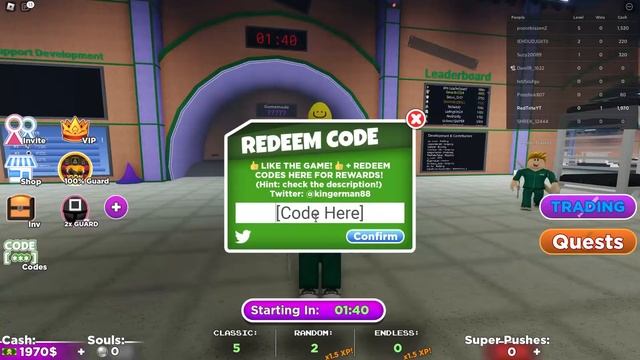 ALL *NEW* SECRET OP CODES In Roblox Squid Game! смотреть онлайн