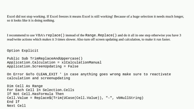 Below Code not working on large selection смотреть онлайн