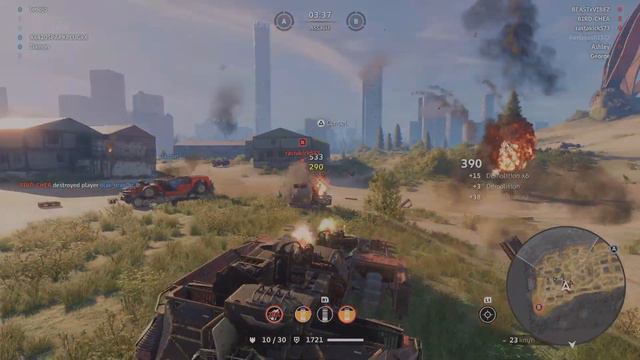 Crossout PvP. Non-Stop Equalizer Action! 6999 PS Farmer Build Gameplay смотреть онлайн
