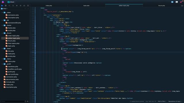 21. Modifier un topic en PHP смотреть онлайн