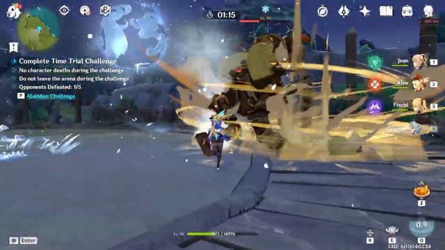 Genshin Impact [Contending Tides - Battle of an Epoch] (Extreme Difficulty) смотреть онлайн