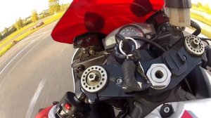 Фирсановка. Свешивание на мотоцикле от первого лица