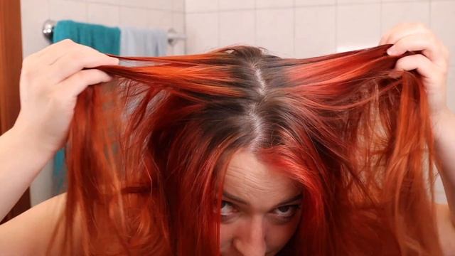 Haare rot färben mit Elumen - Anleitung | Elumen KK@All und BK@6 Haarfarbe - Fuchsrot смотреть онлайн