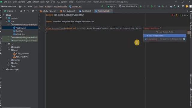 RecyclerView in Android Studio using Kotlin | Android Knowledge смотреть онлайн