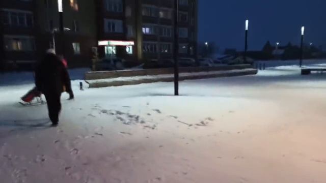 Метель в городе, ходили в гости, готовлю валенки смотреть онлайн