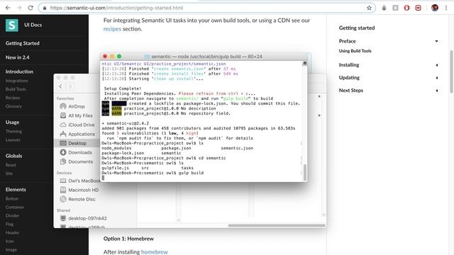 Installing Semantic UI смотреть онлайн