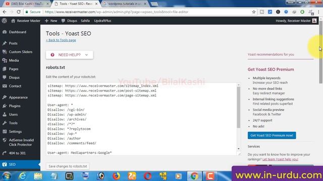 Yoast SEO Complete Settings Advanced,Tools & Search Console Last Lesson #5 смотреть онлайн