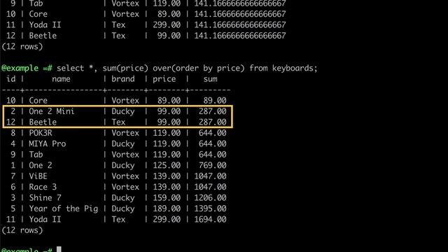 Window Functions in Postgres смотреть онлайн