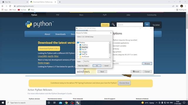 How to install Python 3.10.3 on Windows 10 @4AGamersyt смотреть онлайн