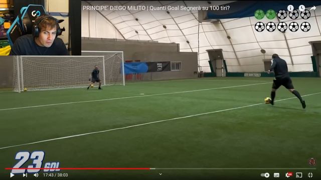 BLUR REACTION alla 100 TIRI di DIEGO MILITO!!🔥🎯⚽️ смотреть онлайн