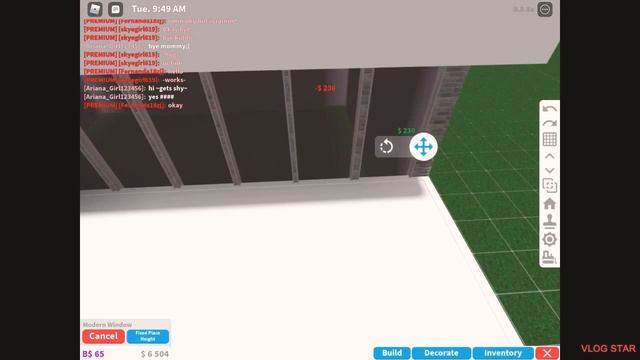 Bloxburg cute blush modern mansion NO DECORATING (ROBLOX) смотреть онлайн