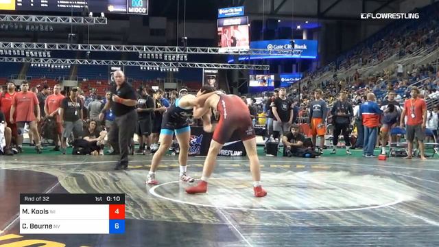195 Lbs Rnd Of 32 Marshall Kools Wisconsin Vs Connor Bourne Nevada смотреть онлайн