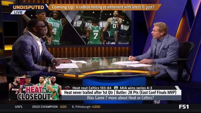 UNDISPUTED | Skip & Shannon react to Celtics collapse at home again as Heat advance to NBA Finals смотреть онлайн