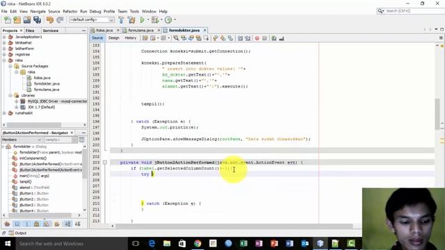 Pemrograman java netbeans insert, edit, hapus, search database смотреть онлайн
