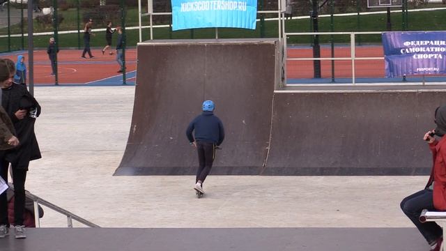 Сергей Дубоносов - новички, турнир по самокату г.Одинцово 20181020 смотреть онлайн