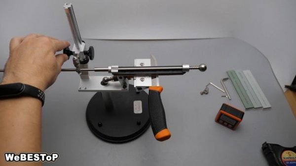 Максимальный и минимальный угол заточки ножа BAHCO / Mora на точилке Sytools K7 с Aliexpress