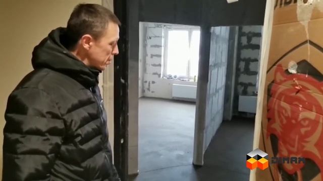 Отзыв клиента. Полусухая стяжка пола в квартире. смотреть онлайн