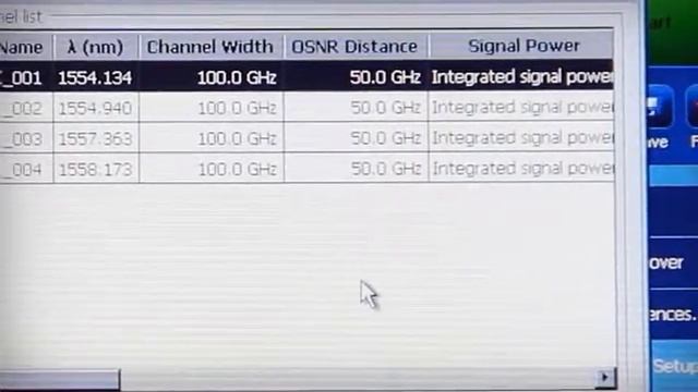 Сохраняем настройки оптического анализатора спектра смотреть онлайн