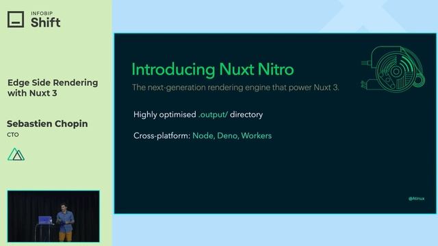 Infobip Shift 2021: Edge Side Rendering with Nuxt 3 - Sebastien Chopin (NuxtLabs) смотреть онлайн