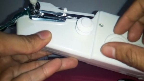 How to use The Handheld Sewing Machine | Handy Stitch Sewing Machine
