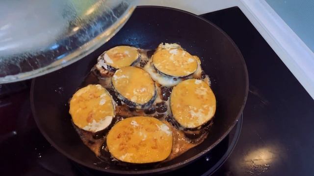 Жареные баклажаны с фаршем и вкуснейшим чесночным соусом./Fried eggplant with minced meat смотреть онлайн