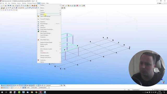 Export model from new Tekla Structures to old using IFC смотреть онлайн