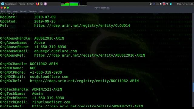 Установка Whois. Как использовать команду whois в Linux. OSINT. Сбор информации о домене. смотреть онлайн