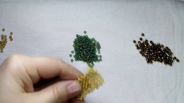 Трёхслойный браслет из бисера смотреть онлайн