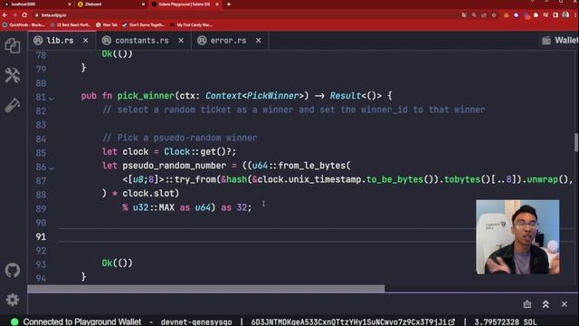 Build a Solana Lottery Dapp смотреть онлайн