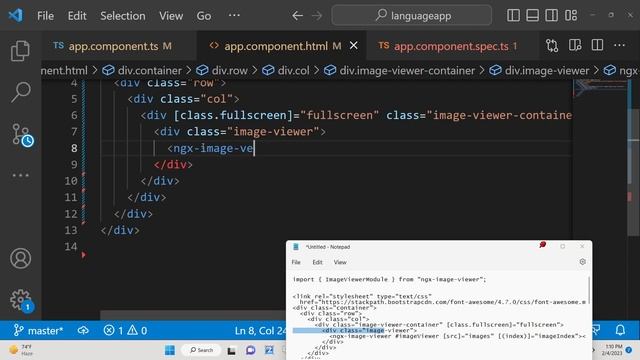 Angular 14 ngx-image-viewer Library to Build Image Editor to Drag,Zoom & Rotate Images in Browser смотреть онлайн