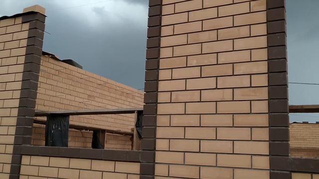 Строительство дома, кладка облицовочного кирпича! #2 смотреть онлайн