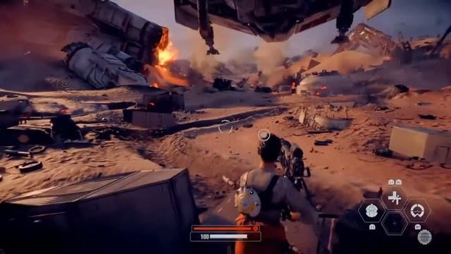 Star Wars Battlefront II Campaign Level 10: Battle of Jakku смотреть онлайн