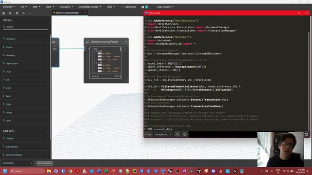 Create + update sheets using Dynamo, Revit API and Python! смотреть онлайн