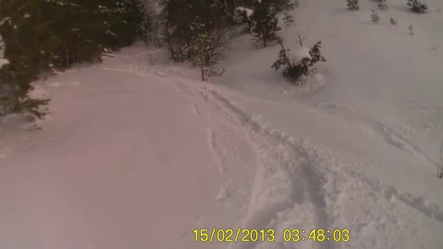 Хвалынск, горные лыжи по лесу