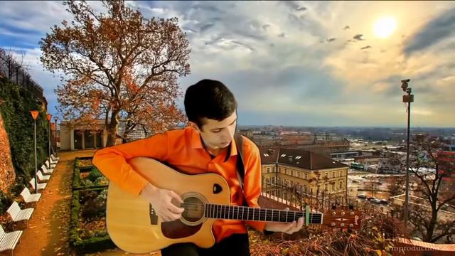 Славьте Бога на гитаре мелодия МСЦ ЕХБ смотреть онлайн