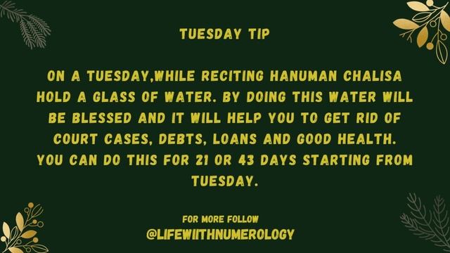 TUESDAY TIP - TO GET RID OF COURT CASES, DEBTS, LOANS AND GOOD HEALTH. смотреть онлайн
