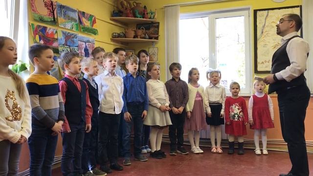 VI региональный хоровой фестиваль «Пасхальный глас в Великом Новгороде 2021» Младший хор с.Бронница смотреть онлайн