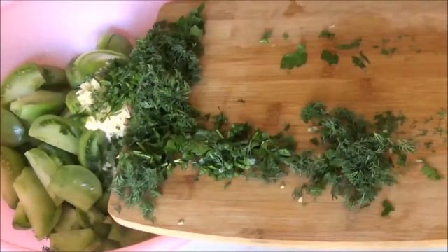 Простой рецепт приготовления ЗЕЛЁНЫХ ПОМИДОРОВ. Готовим дома вкусно и быстро. смотреть онлайн