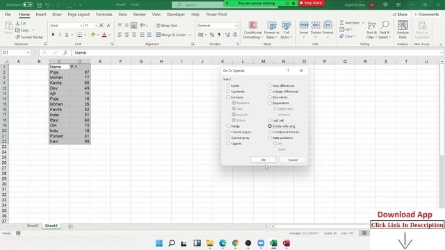 How to Select Only the Visible Cells in Excel 2016 and Prior смотреть онлайн