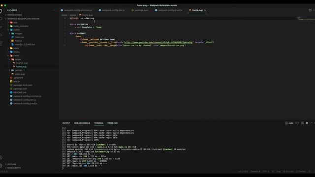 Production-ready Webpack boilerplate with express server смотреть онлайн