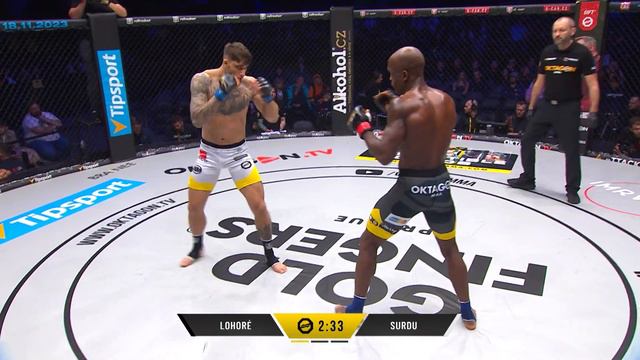 Shocking KO! | Alex Lohore vs. Ion Surdu | FREE FIGHT | OKTAGON 48 смотреть онлайн