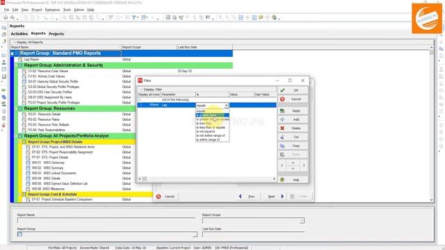 How to extract create and generate lag report in primavera p6 | PlanningP6 | Tips and Tricks P6 | P смотреть онлайн