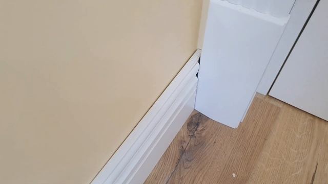 Монтаж полового плинтуса МДФ (145мм высота) 4к смотреть онлайн