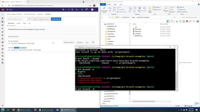 Remove Git Branches from GitLab смотреть онлайн