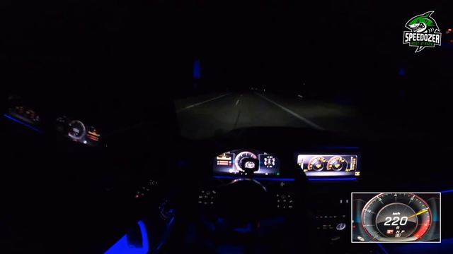 G63 AMG 0-245km/h Acceleration & Top Speed POV Night Drive On Autobahn