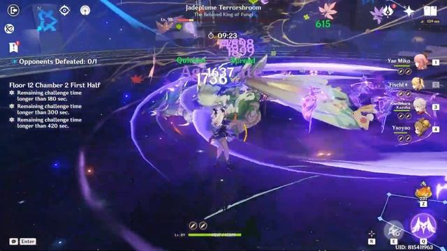 [New Abyss] C0 Yae Aggravate C2 Yoimiya Spiral Abyss Floor 12 V3.7